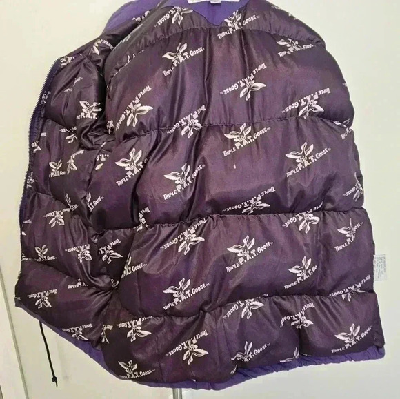 TRIPLE FAT GOOSE JACKET SIZE SMALL BY TURBO SPORTSWEAR EUC NO HOOD - Picture 13 of 16